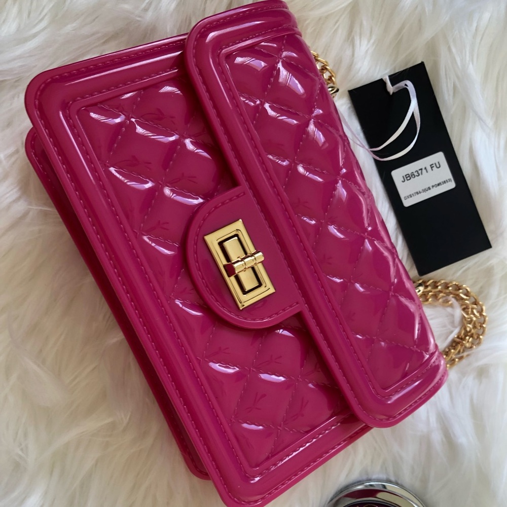 Hot pink purse